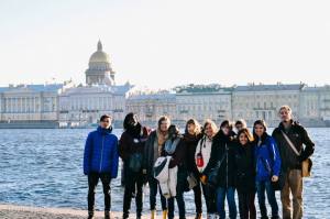 Group photo in St. Petersburg